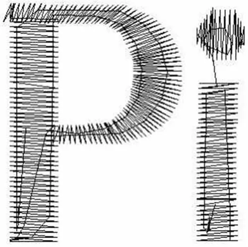 No Minimum Order Pi Embroidery Design