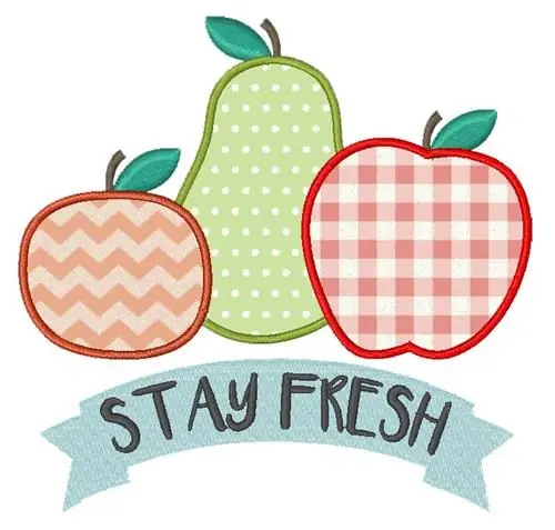 Stay Fresh Embroidery Design Cheap