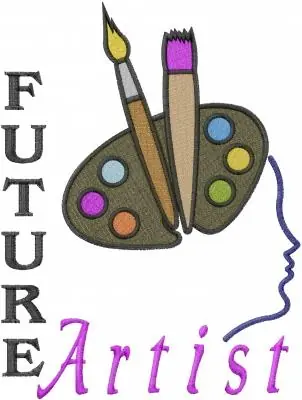 Future Artist Embroidery Design Special Discount