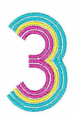 Disco Font 3 Embroidery Design Buy Online