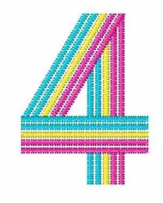 Disco Font 4 Embroidery Design Exclusive Offer