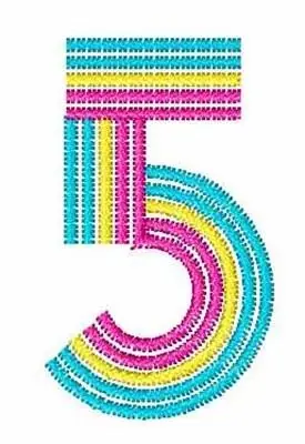 Disco Font 5 Embroidery Design Top Rated