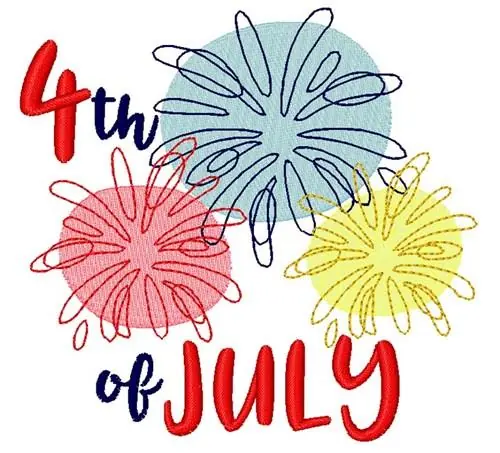 4th Of July Embroidery Design Flash Sale