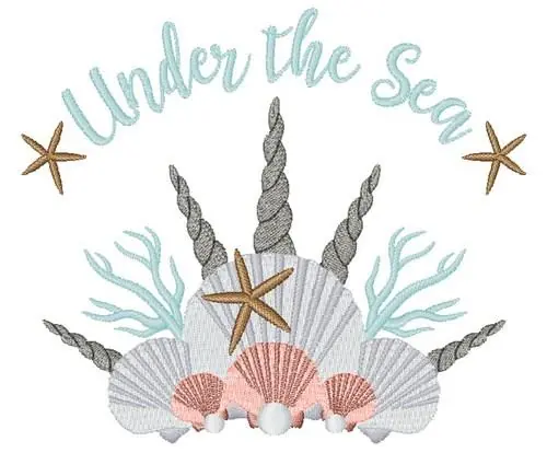 Under The Sea Embroidery Design Best Choice