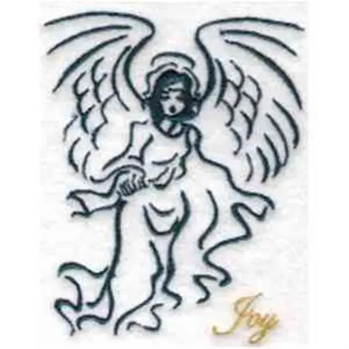 Next Day Delivery Joy Angel Embroidery Design