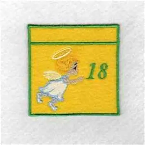 Limited Edition Advent Calendar 18 Embroidery Design