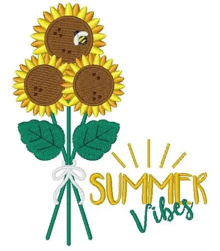 Top Pick Summer Vibes Embroidery Design
