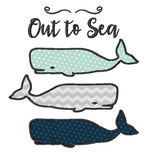 Cheap Out To Sea Embroidery Design