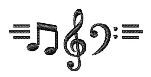 Music Notes Marching Embroidery Design Direct From Manufacturer