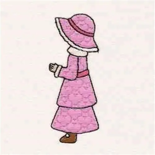 Subonnet Girl Embroidery Design Best Choice