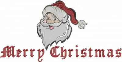 Marry Christmas Embroidery Design Limited Offer