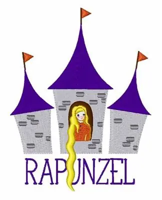 Reduced Price Rapunzel Embroidery Design