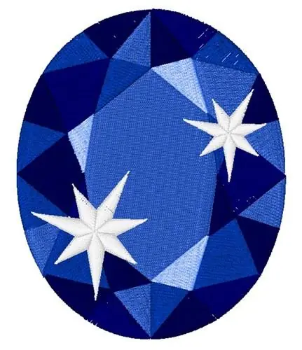 Weekend Sale Sapphire Birthstone Embroidery Design
