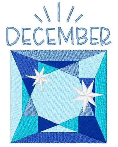 December Birthstone Embroidery Design Budget
