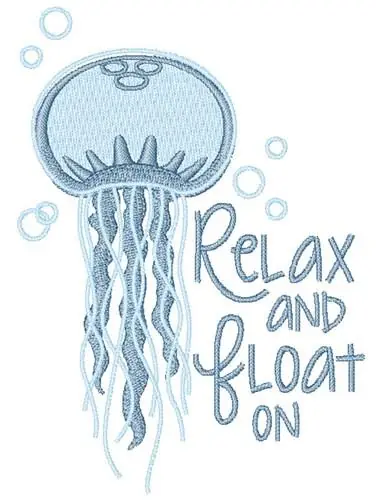 Relax And Float Embroidery Design Bargain