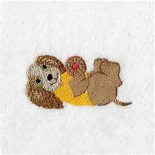 Playful Puppy Embroidery Design Limited Edition