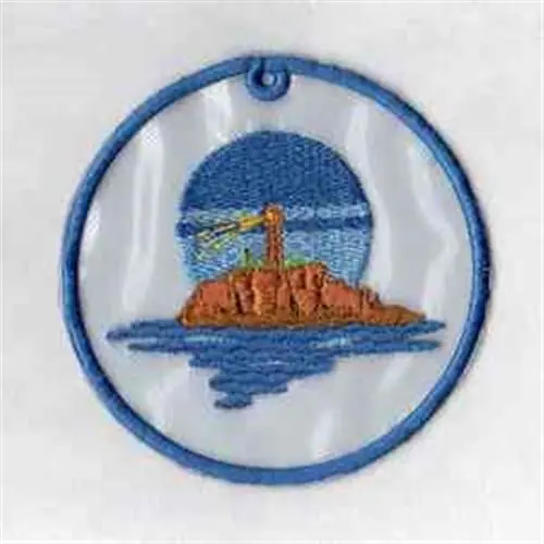 Best Choice Lighthouse Ladscape Embroidery Design