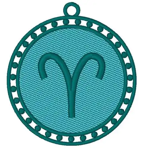 Low Price FSL Aries Ornament Embroidery Design