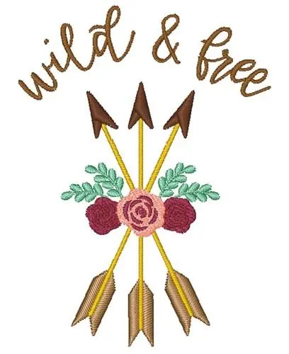 Limited Time Wild & Free Roses Embroidery Design