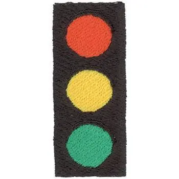 Affordable Signal Light Embroidery Design