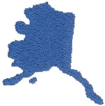 Alaska State Embroidery Design Best Choice