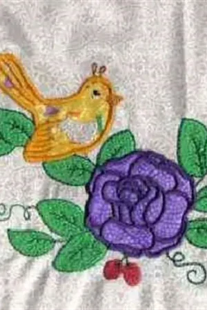 Applique Bird Embroidery Design Low Price