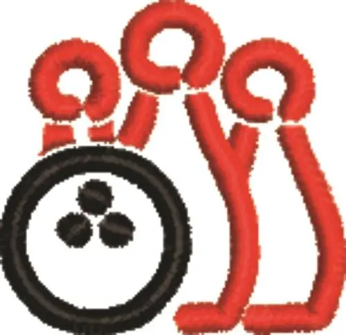 Bowling Embroidery Design Flash Sale