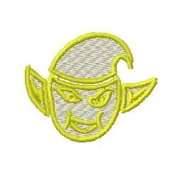 Elf Face Embroidery Design Free Delivery