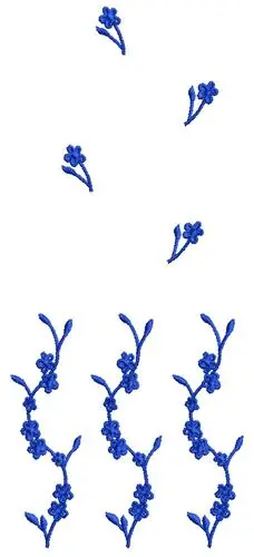 Premium Floral Embroidery Design