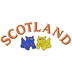 Scotland Terriers Embroidery Design Trending