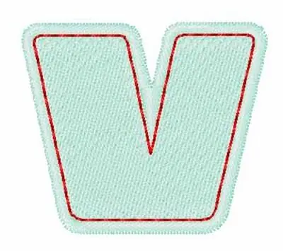 Sewn v Embroidery Design Buy Online