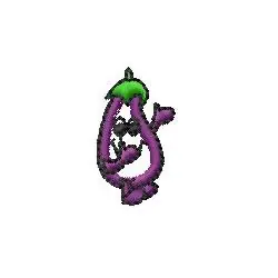 Get Yours Eggplant Embroidery Design