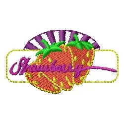 Strawberries Embroidery Design New Release