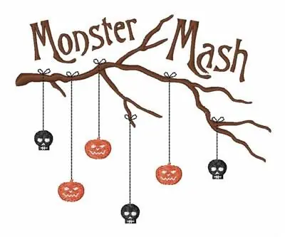 Monster Mash Embroidery Design Fresh Stock