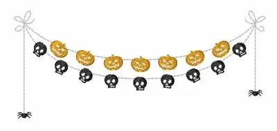 Brand New Halloween Decorations Embroidery Design