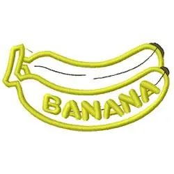 While Supplies Last bananas Embroidery Design