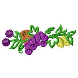 Grapes Embroidery Design Discount