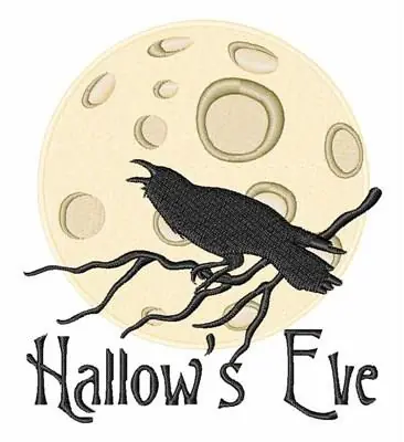 Hallows Eve Embroidery Design Fast Shipping