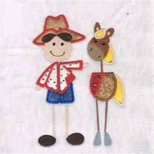 Horse & Cowboy Embroidery Design One Day Deal