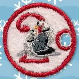 2nd Day Charm Embroidery Design Trending