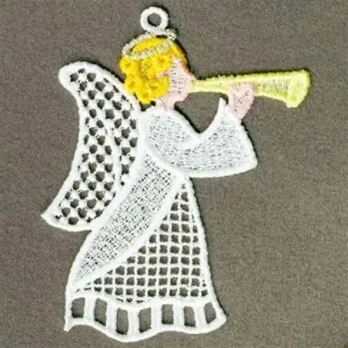 FSL Joyful Angels Embroidery Design Genuine
