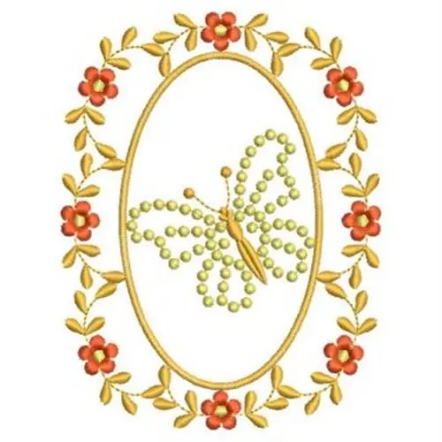 Candlewick Butterfly Decor Embroidery Design New Release