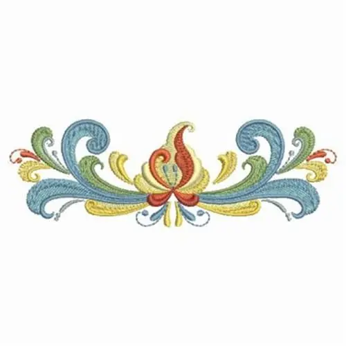 Limited Edition Rosemaling Decor Embroidery Design