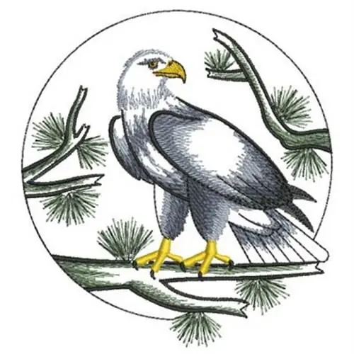 Place Order Brush Painting Eagles Embroidery Design