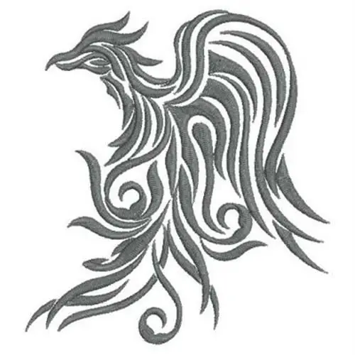 Tribal Phoenix Embroidery Design Last Chance