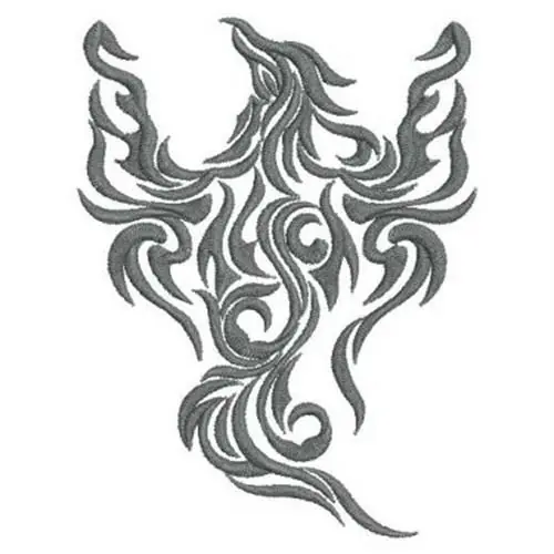Best Seller Tribal Phoenix Embroidery Design