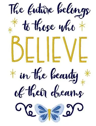 Those Who Believe Embroidery Design Certified