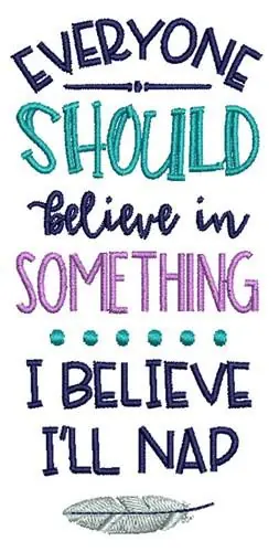 Fan Favorite Believe In Something Embroidery Design