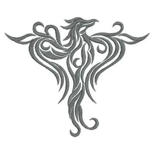 Get Yours Tribal Phoenix Embroidery Design