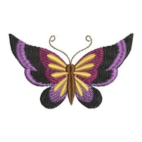 Premium Butterfly Kiss Embroidery Design